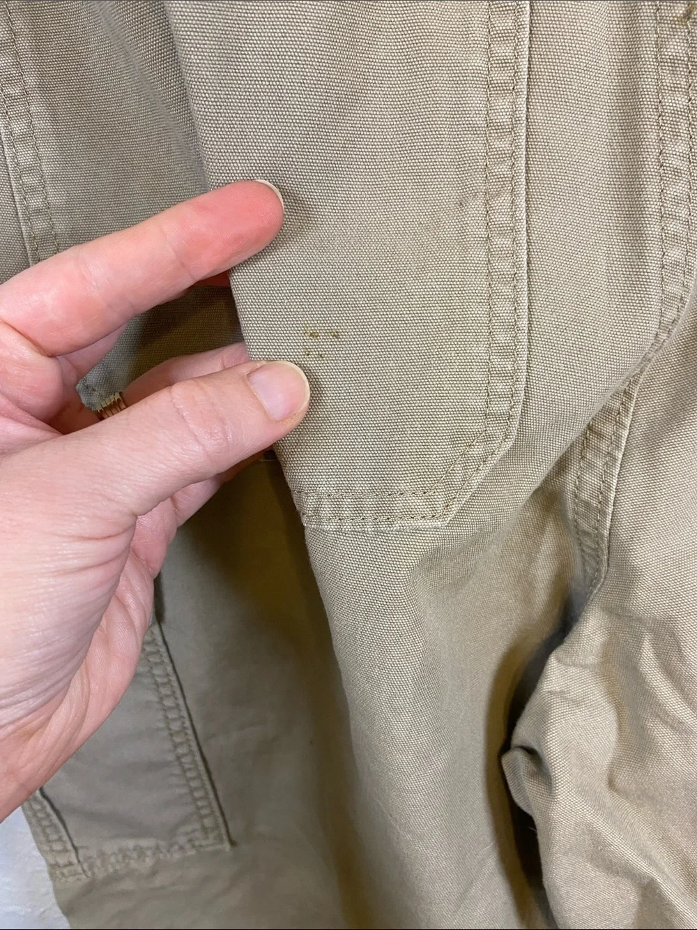 The North Face Men's Khaki Cargo Outdoor Hiking Camping Pants Size 34